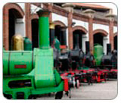 El Museo del Ferrocarrill de  Catalua en el verano!