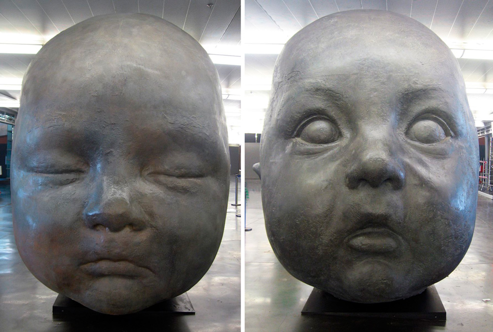 Restauradas las esculturas de Antonio Lpez