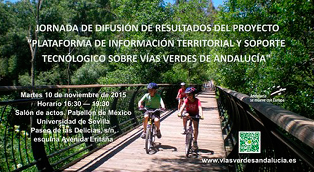 Jornada Creacin de una Plataforma de Informacin Territorial y Soporte Tecnolgico de Vas Verdes en Andaluca