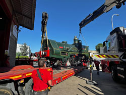 La Matar� vuelve a llenar de vapor el Museu del Ferrocarril de Catalunya