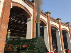 La Matar� vuelve a llenar de vapor el Museu del Ferrocarril de Catalunya