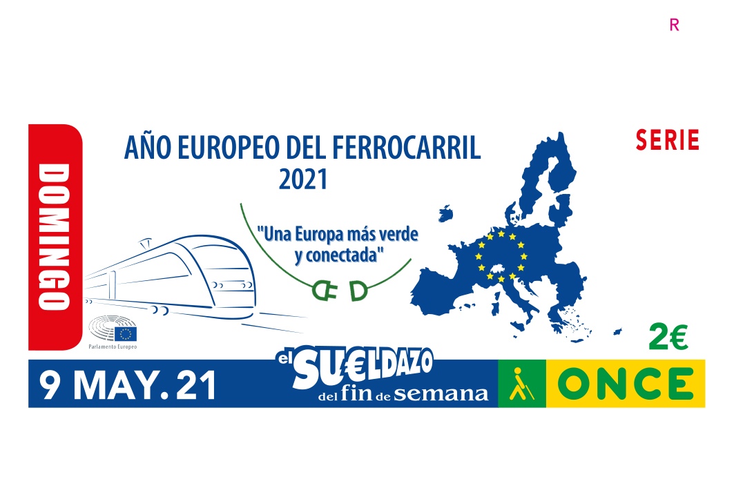 El Museo del Ferrocarril de Madrid acoge la presentacin del cupn de la ONCE del Da de Europa