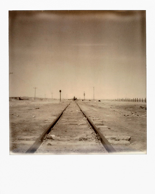 Camino de Uyuni Polaroid SX 70  Alberto Vicente Nieto