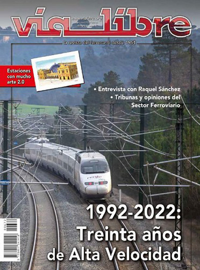 Treinta aos de la Red de Alta Velocidad, en la portada del Va Libre de abril