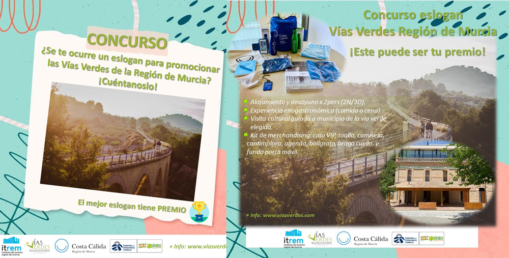 Se busca eslogan para las Vas Verdes de la Regin de Murcia