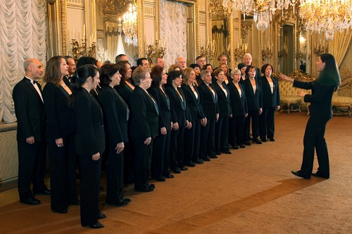 El coro de la Fundacin de concierto en Berln