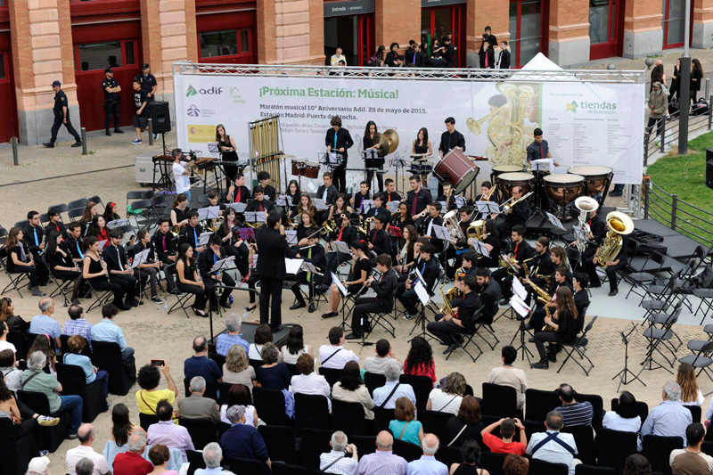 Maratn musical en Atocha