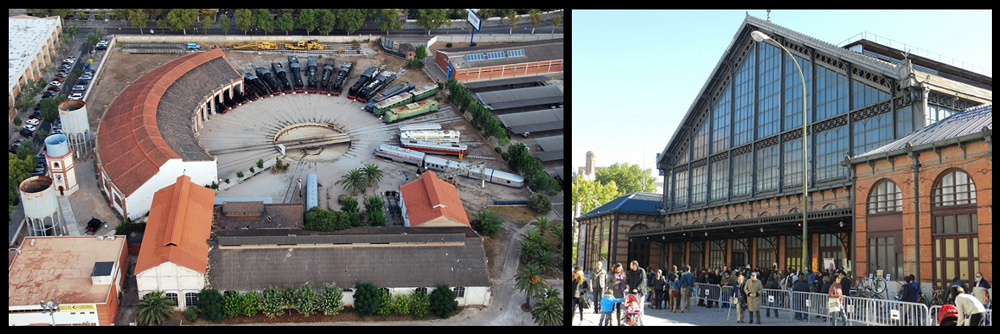 Rehabilitacin de los Museos del Ferrocarril de Catalua y Madrid