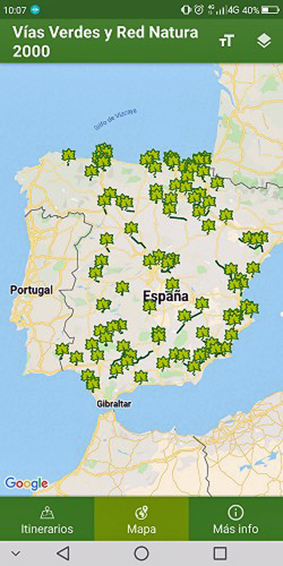 Nueva App Vas Verdes y Red Natura 2000