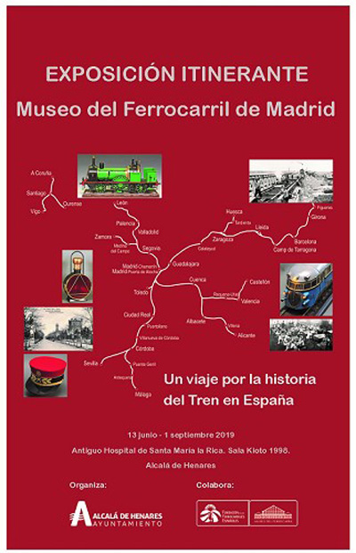 La Exposicin Itinerante del Museo del Ferrocarril de Madrid, en Alcal de Henares