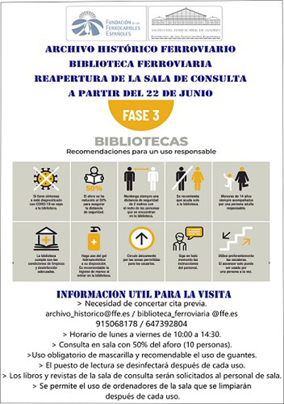 Sala de Consulta de la Biblioteca y el Archivo Histrico Ferroviario