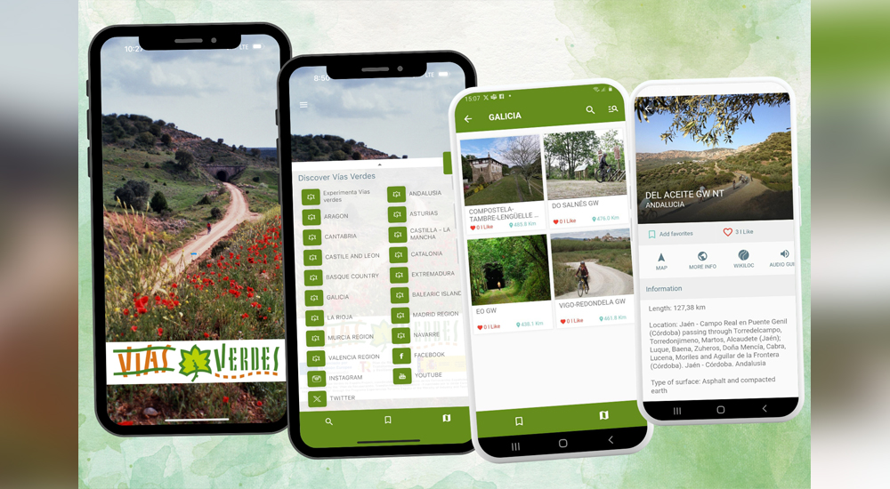 La App de Vías Verdes ya está disponible en inglés La App de Vías Verdes ya está disponible en inglés