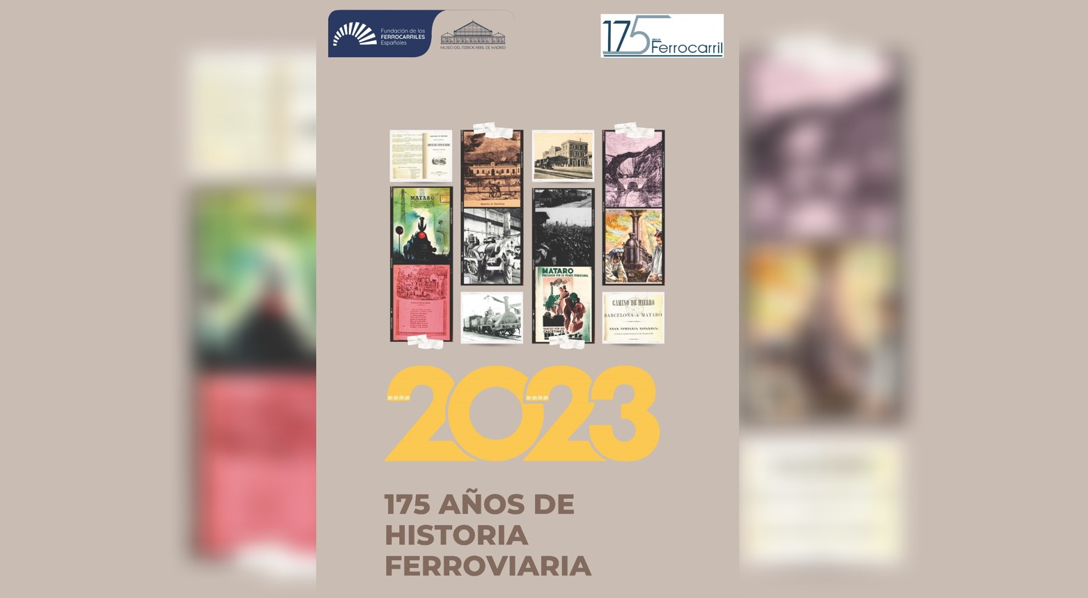 Calendario conmemorativo de los 175 aos del ferrocarril espaol