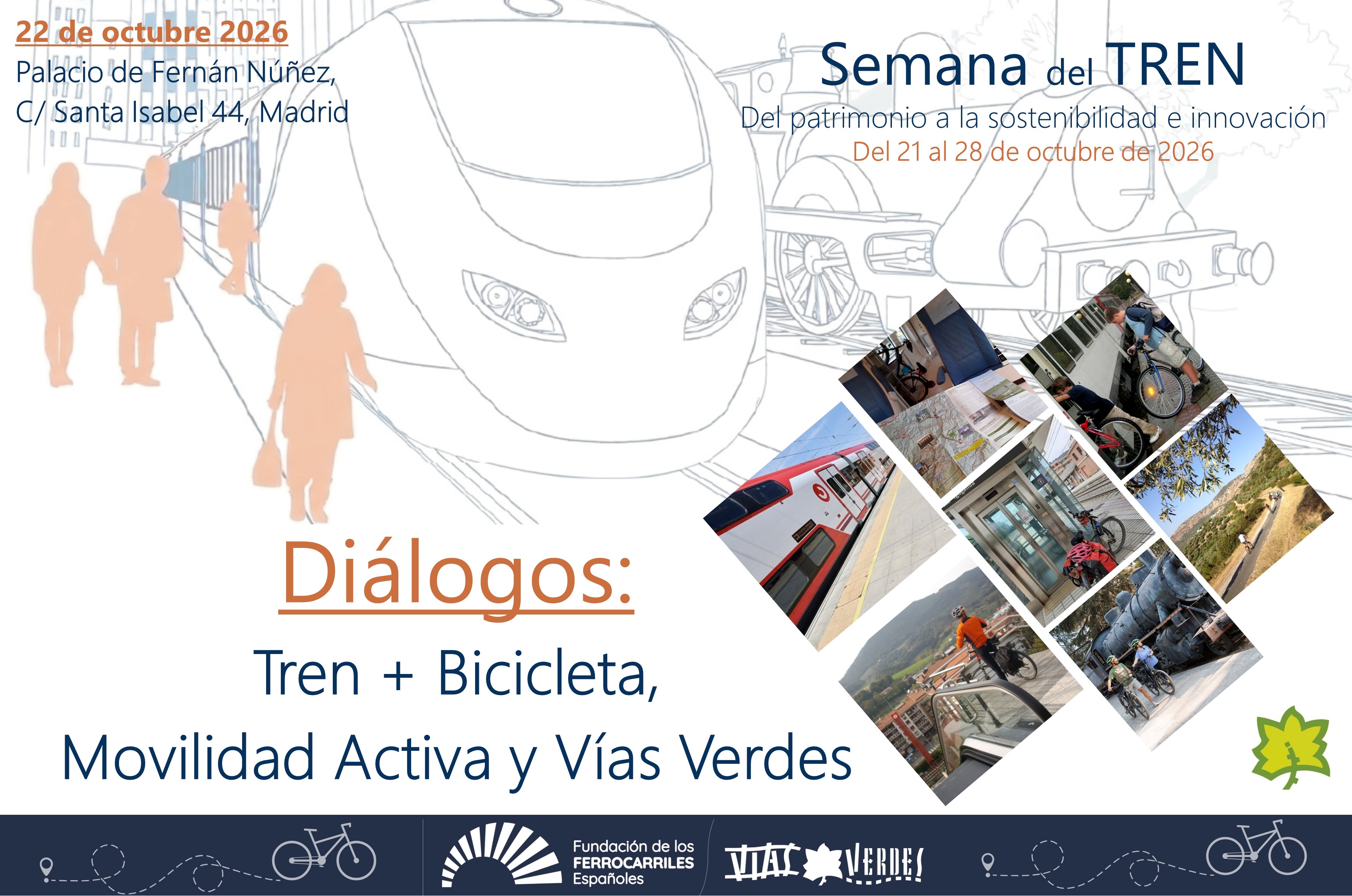 Di�logos Tren+Bicicleta, Movilidad Activa y V�as Verdes