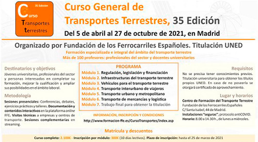 Formacin especializada en transporte terrestre