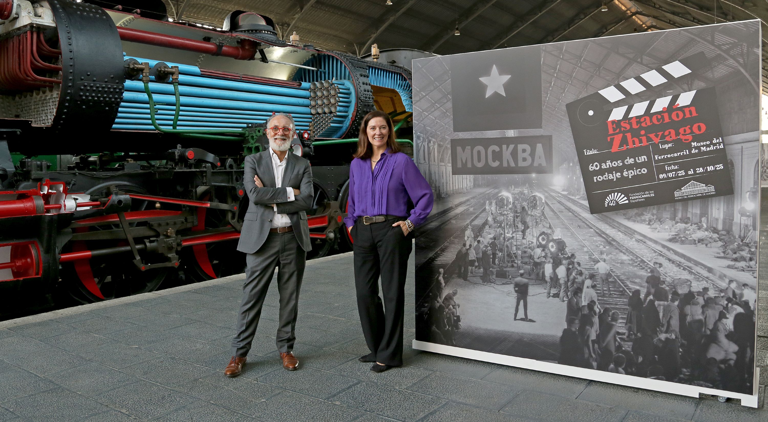 El Museo del Ferrocarril de Madrid presenta: ‘Estación Zhivago’, una exposición de gran formato sobre el clásico rodado en Delicias El Museo del Ferrocarril de Madrid presenta: ‘Estación Zhivago’, una exposición de gran formato sobre el clásico rodado en Delicias