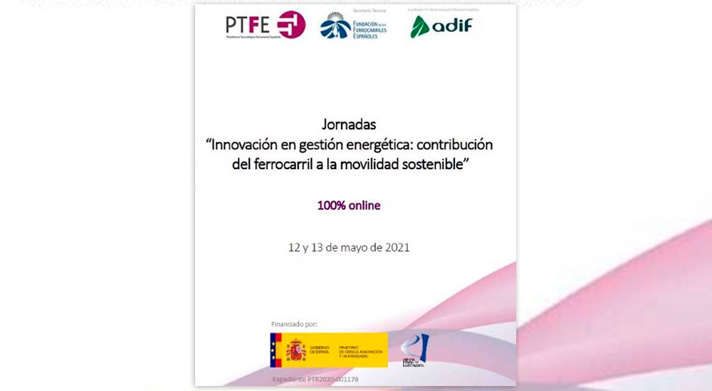 Jornadas Innovacin en gestin energtica: contribucin del ferrocarril a la movilidad sostenible
