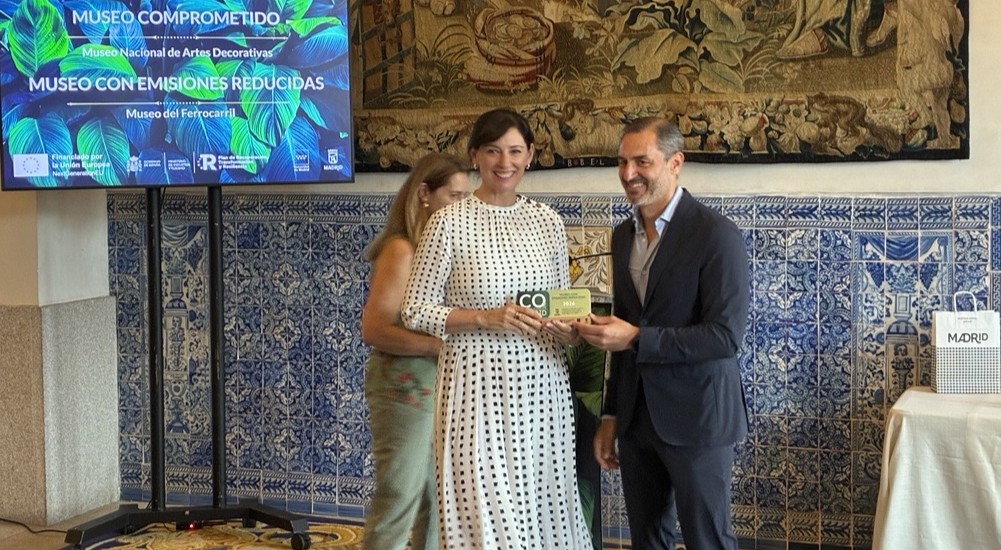 El Museo del Ferrocarril recibe del Ayuntamiento de Madrid el distintivo �Museo con emisiones reducidas 2026� 