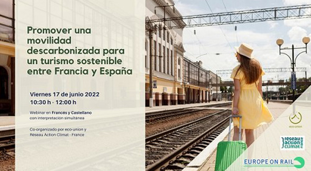Seminario online Promover una movilidad descarbonizada para un turismo sostenible entre Francia y Espaa