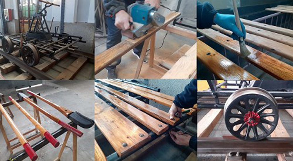 Una nueva pieza restaurada en la coleccin del Museo del Ferrocarril de Madrid