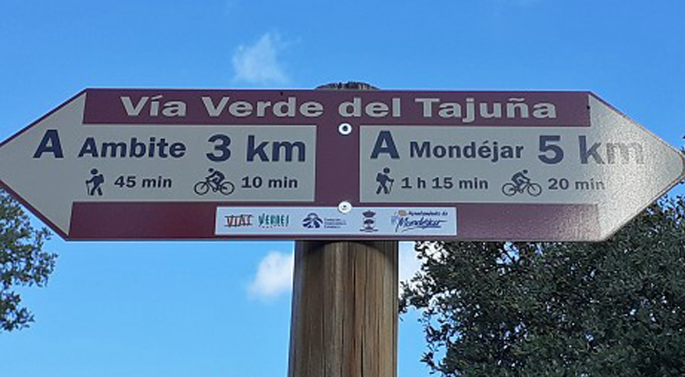 La Va Verde del Tajua ya conecta Madrid con Guadalajara a su paso por Ambite