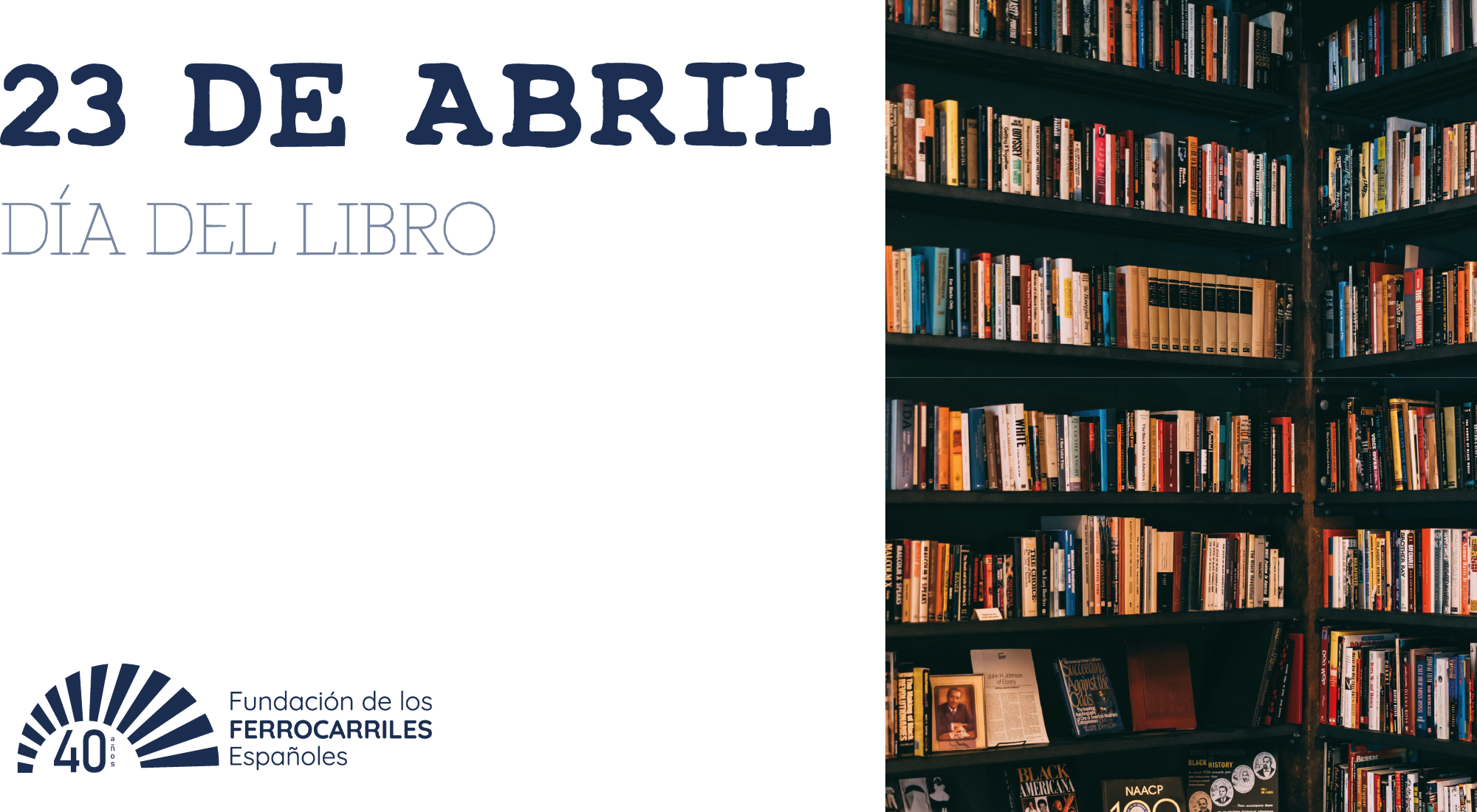 La Fundacin celebra la fiesta del libro con trenes en la literatura