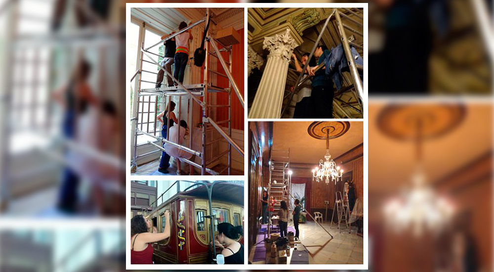 Restauracin en el Palacio de Fernn Nez y en el Museo del Ferrocarril de Madrid