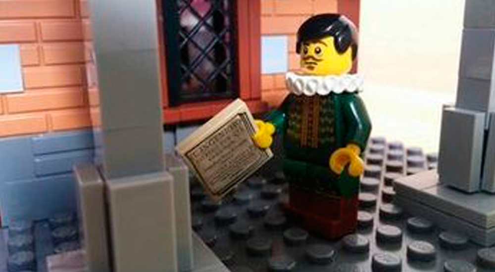 Lego rinde homenaje a Cervantes
