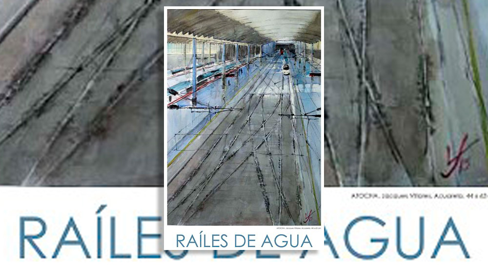 Rales de agua, exposicin de acuarelas