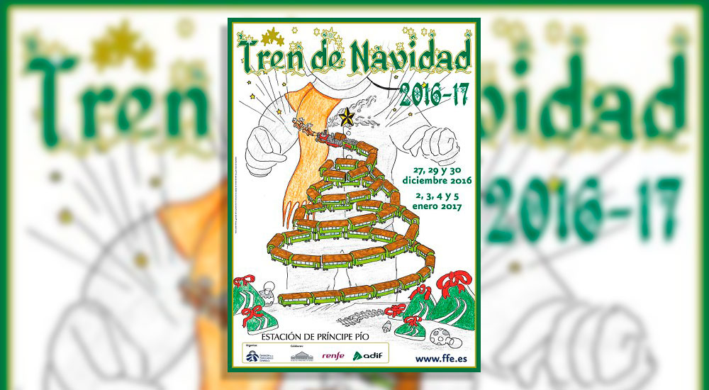 El Tren de la Navidad circular del 27 de diciembre al 5 de enero