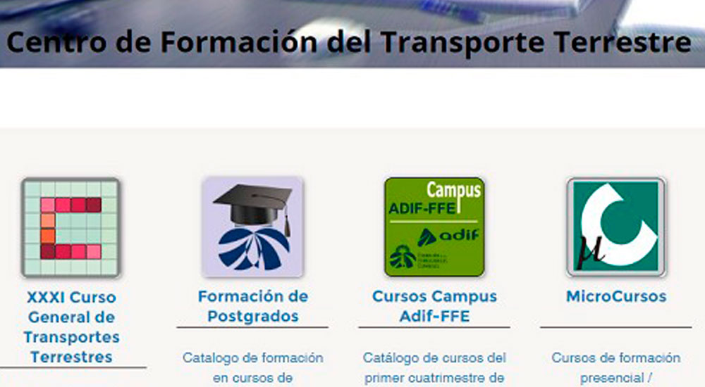 Oferta formativa especializada en transporte para 2017