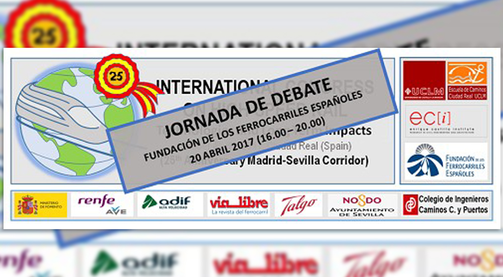 Jornada de Debate sobre alta velocidad ferroviaria