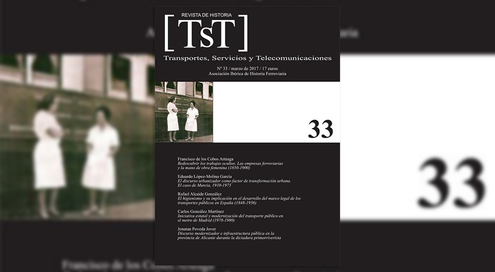 Publicado el nmero 33 de TST - Revista de Historia