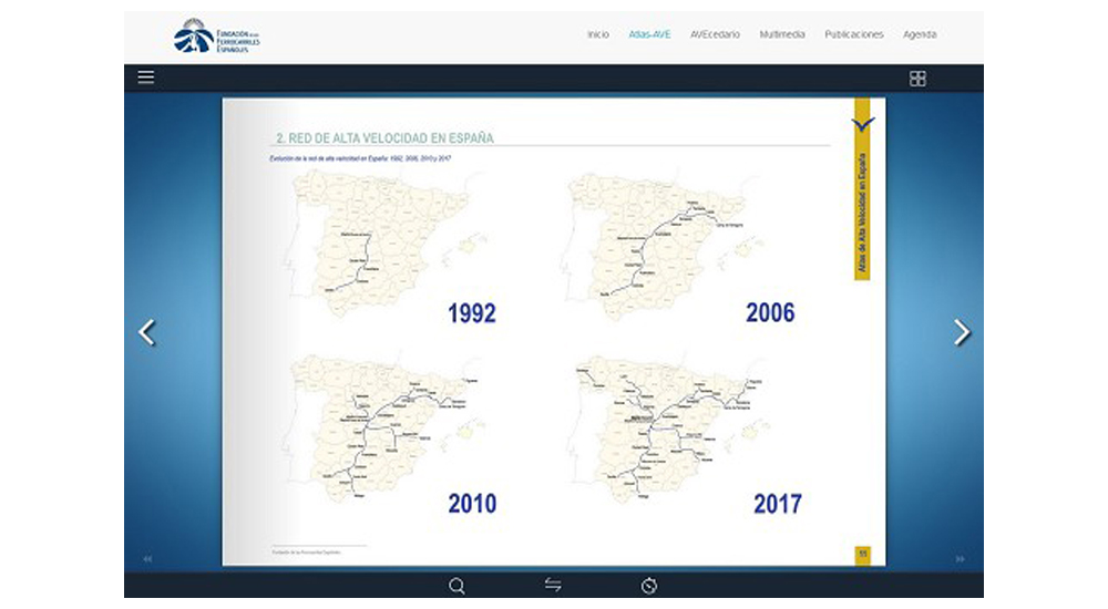 Atlas de la Alta Velocidad Ferroviaria en Espaa