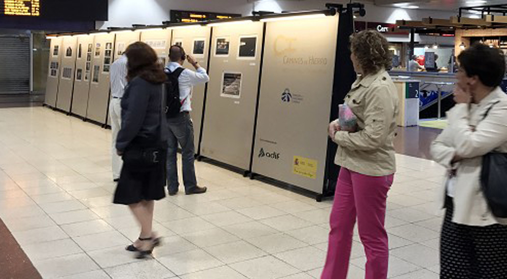 La estacin de Chamartn acoge la exposicin fotogrfica Caminos de Hierro