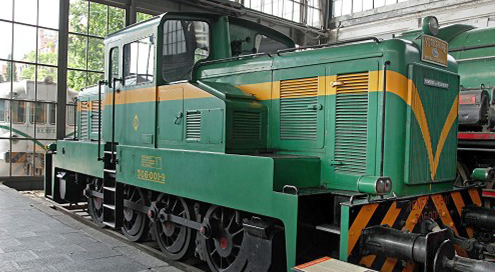 Piezas destacadas de la coleccin del Museo del Ferrocarril de Madrid