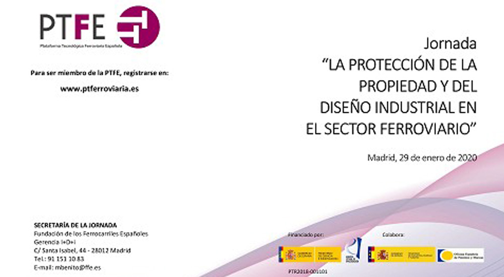 Jornada sobre proteccin de la propiedad y el diseo industrial en el ferrocarril