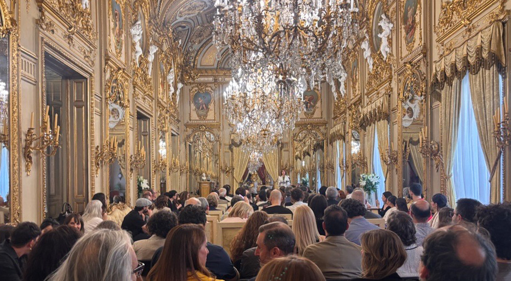 Entrega de la primera edición del premio La Mistral Nouvelle en el Palacio de Fernán Núñez